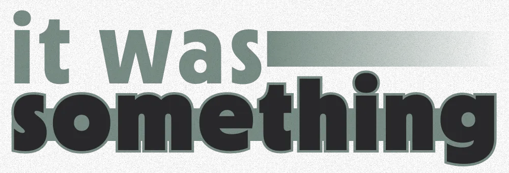 Logo Graphic for it was something Web Design and Digital Marketing