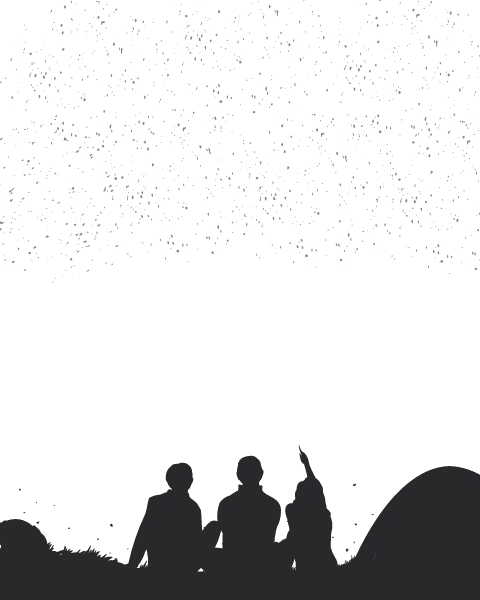 Background image for it was something with stars and silhouettes.